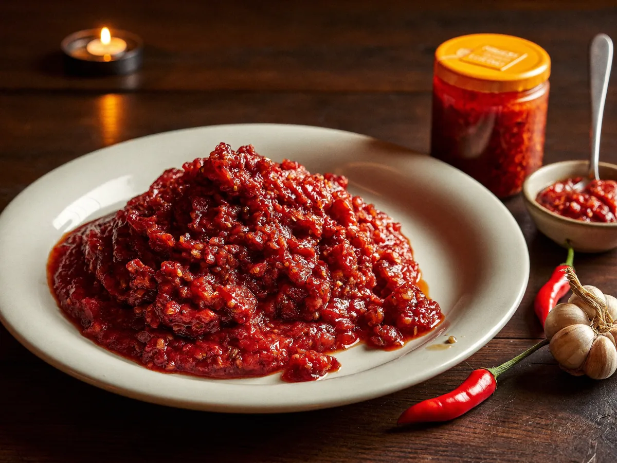 Аджика с грецкими орехами