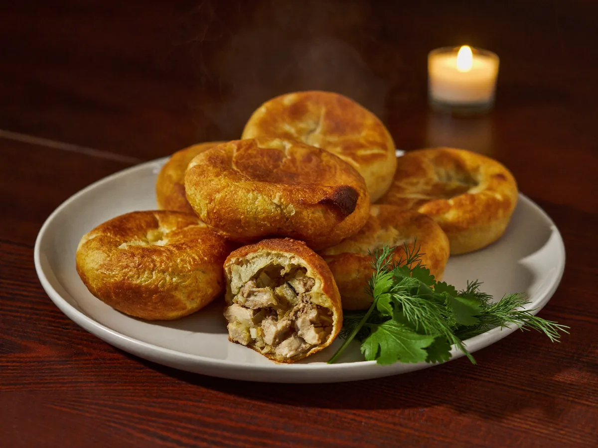 Беляши из куриного фарша