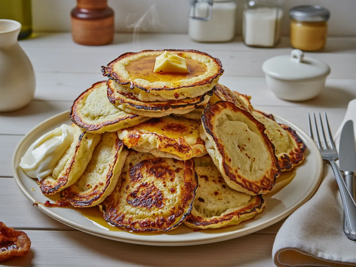 Блины из кабачка на молоке (тонкие)