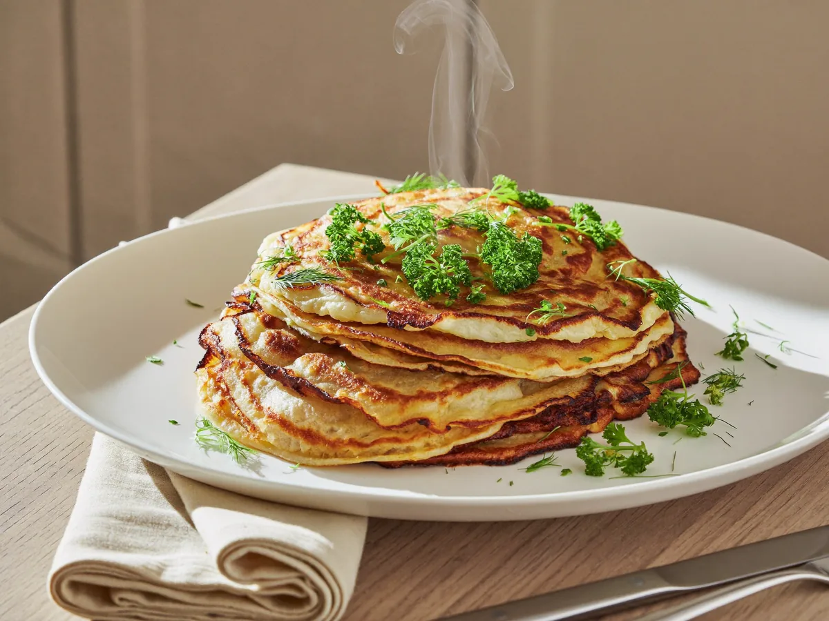 Блины из кукурузной муки на кефире