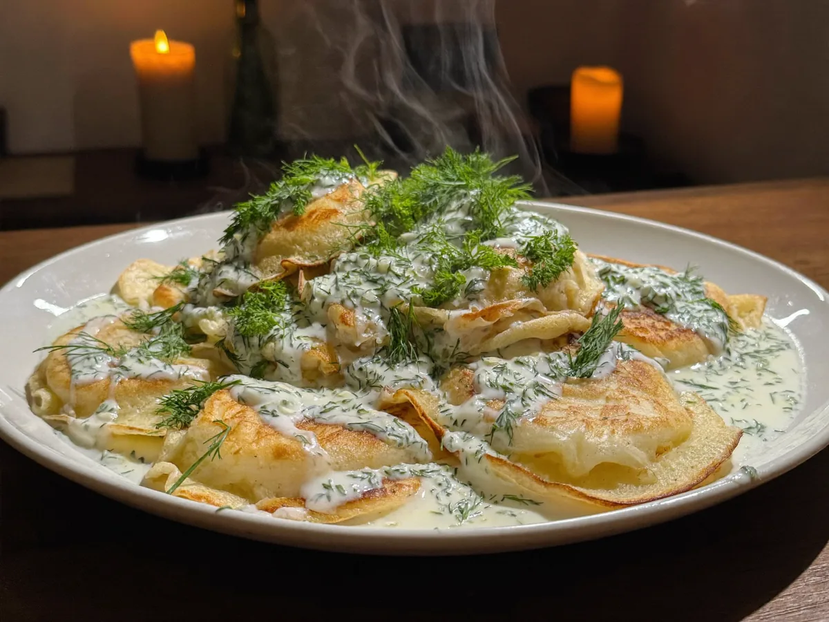 Блины на айране (с яйцом)