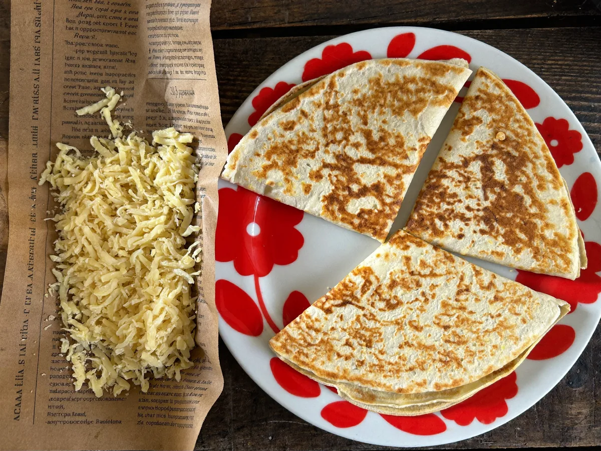 Блины с сырной корочкой