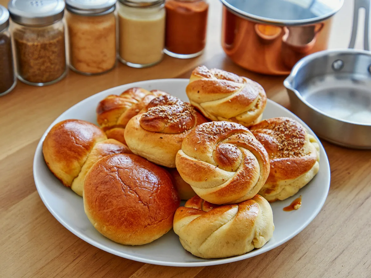Булочки с семечками