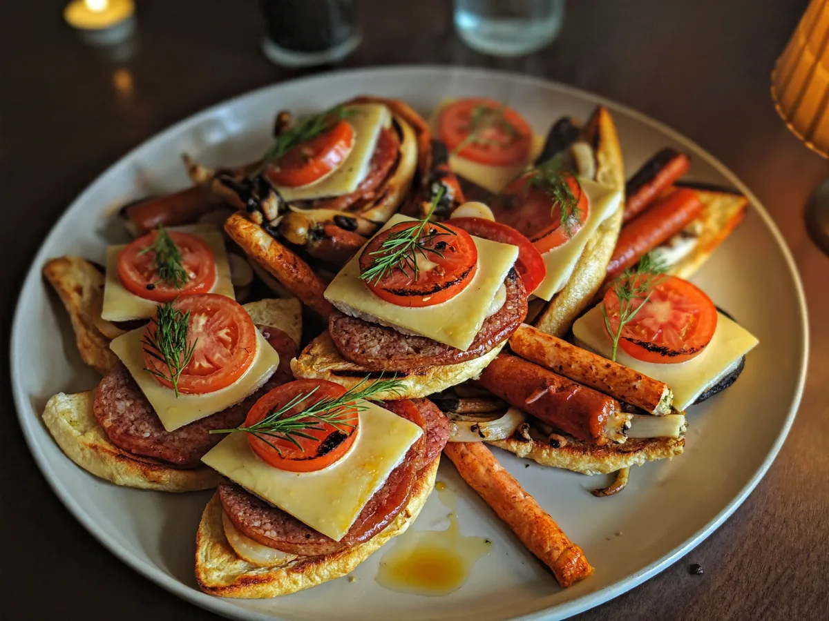 Бутерброды с крабовыми палочками и сыром