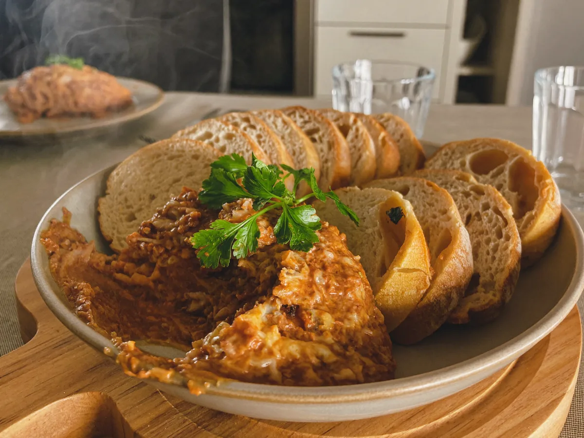 Бутерброды с куриным паштетом и сыром