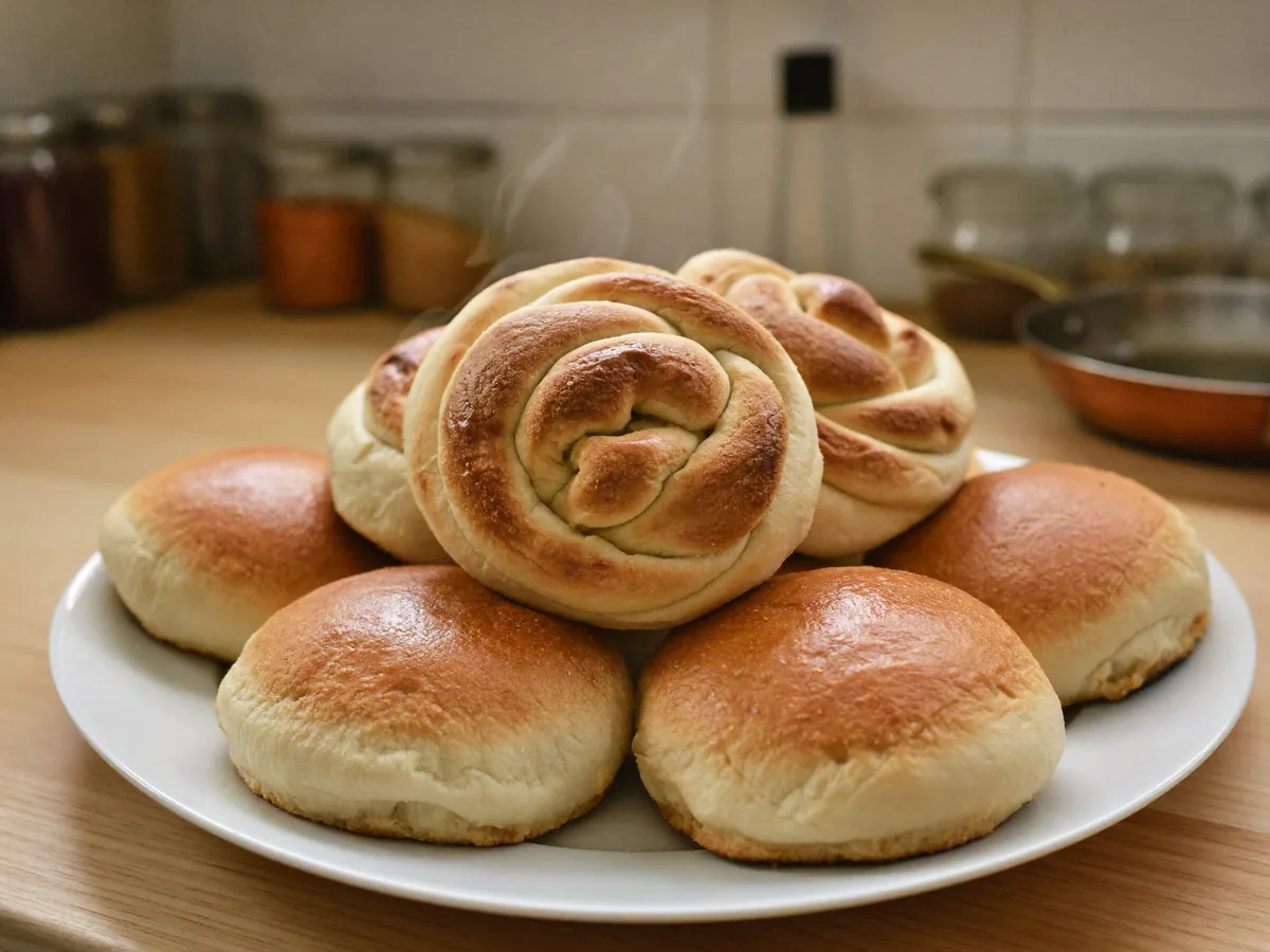 Цельнозерновые булочки