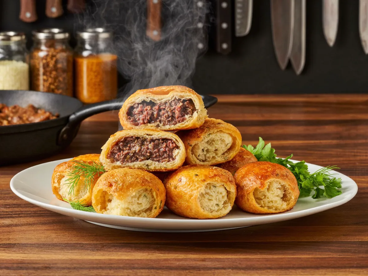 Чебуреки на кефире
