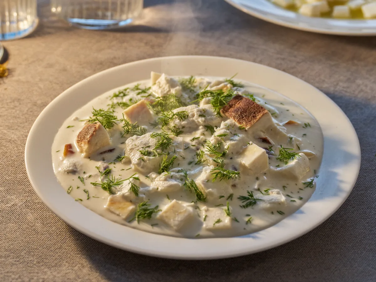 Десерт молочный с кокосовой стружкой