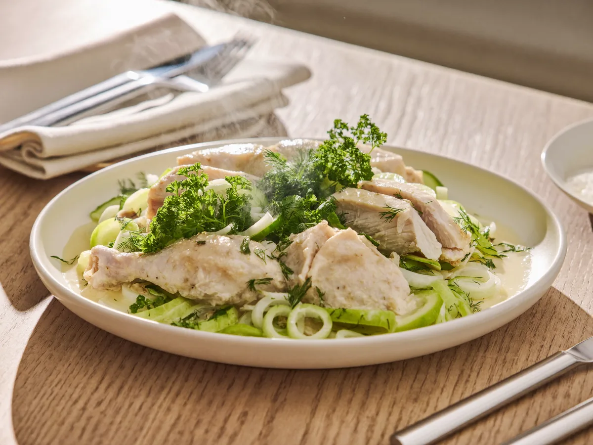 Диетическая курица в мультиварке