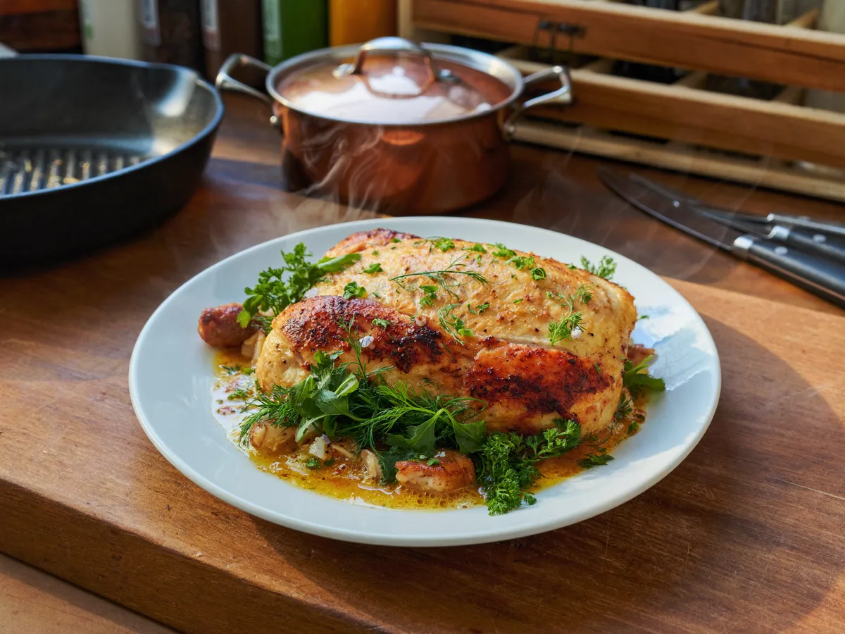 Домашняя куриная колбаса с желатином