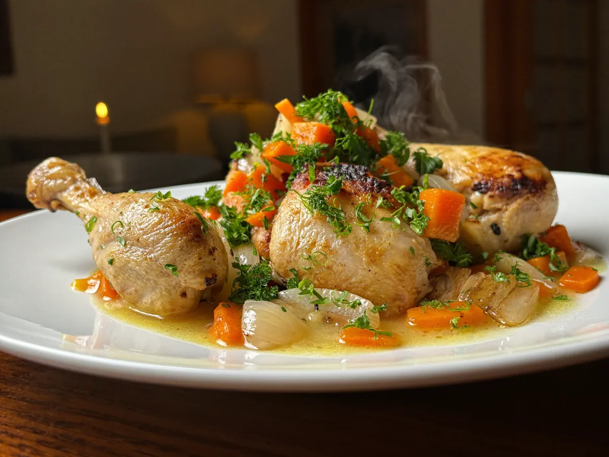 Фаршированные куриные бедра