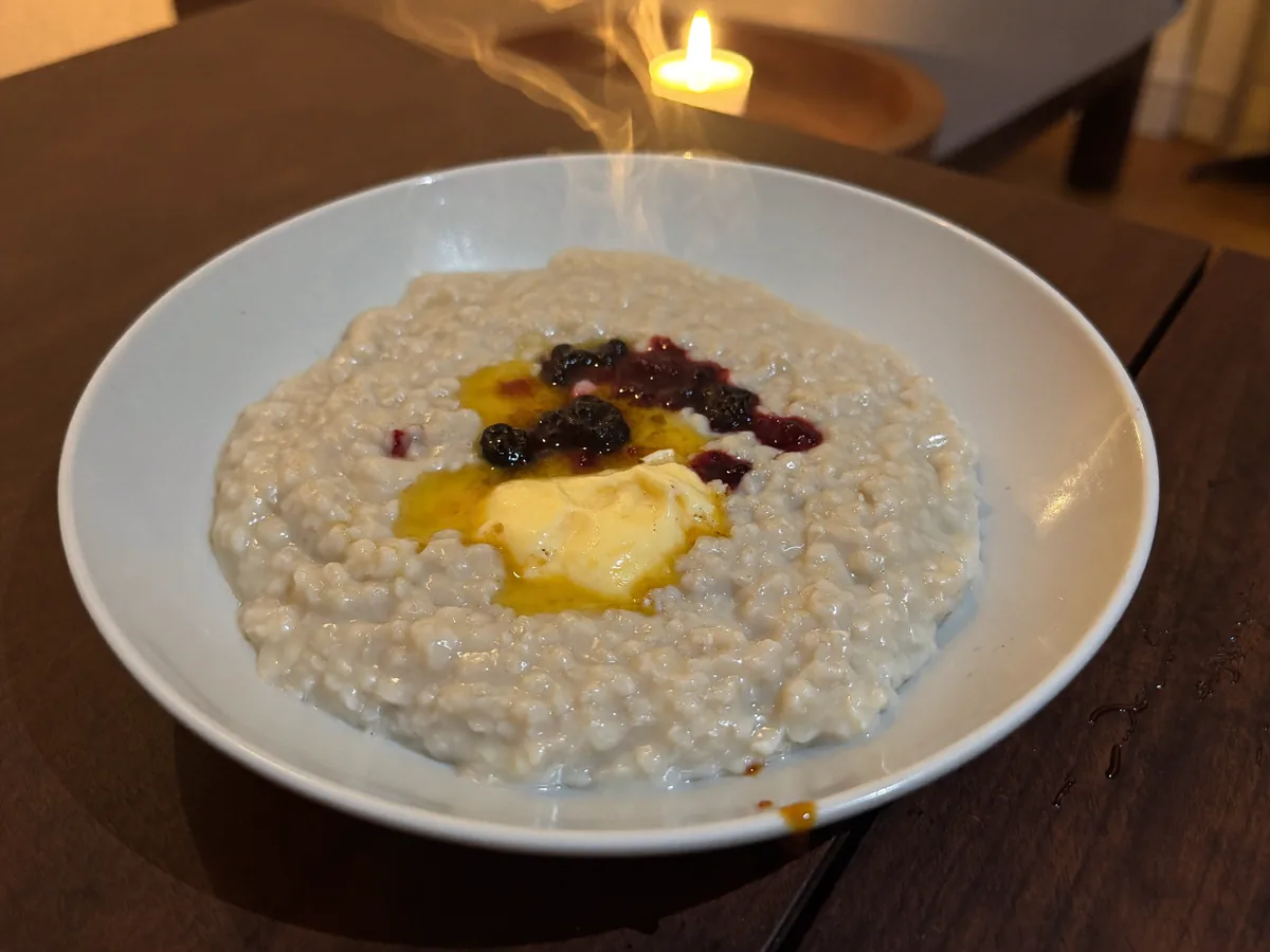 Геркулесовая каша с молоком