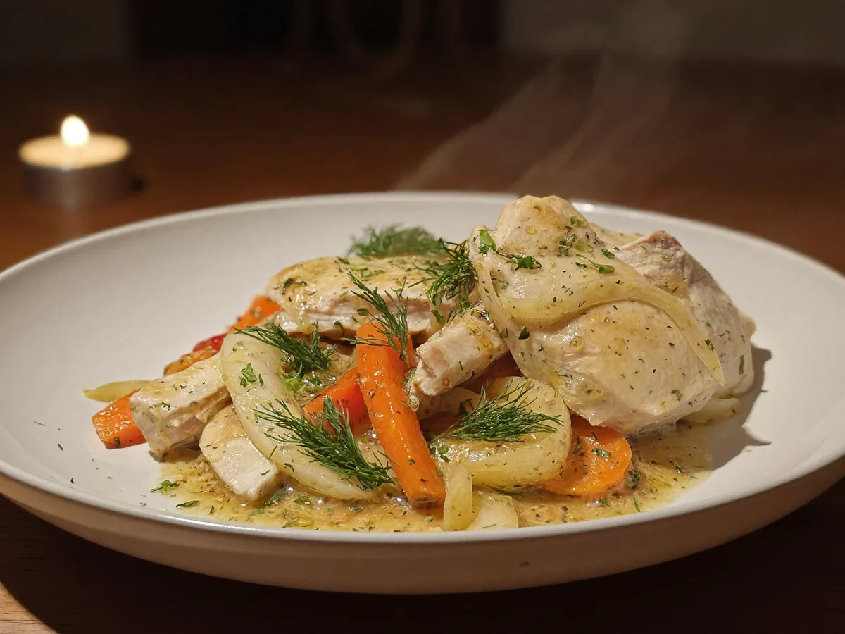 Горох с мясом в мультиварке