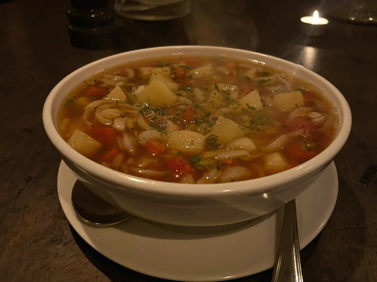 Гороховый суп с картошкой