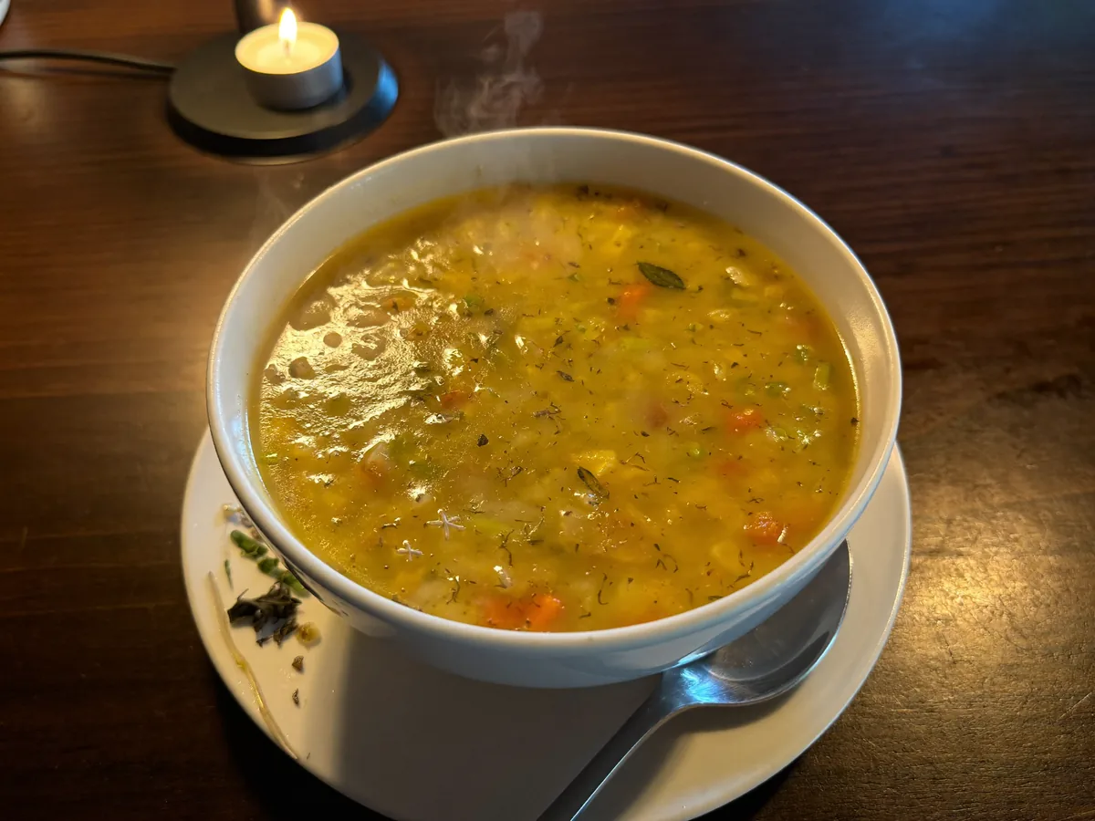 Гороховый суп с молоком