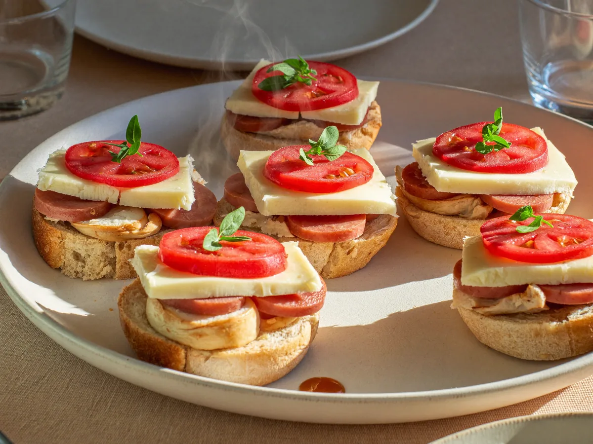 Горячие бутерброды с курицей