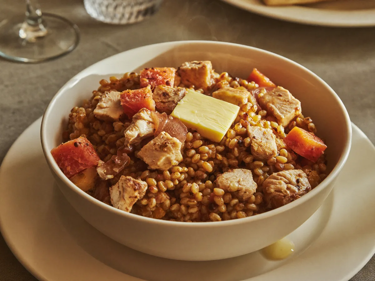 Гречневая каша с курицей в мультиварке