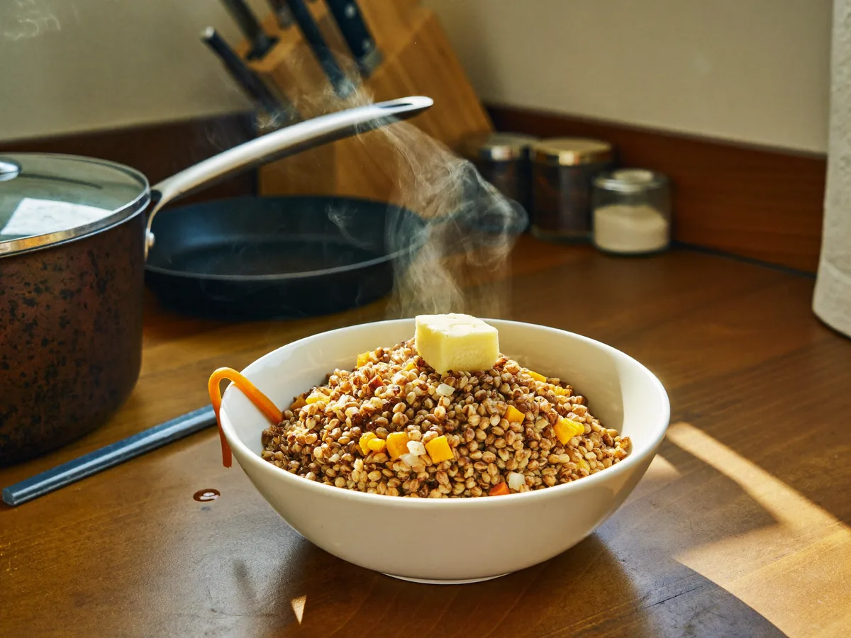 Гречневая каша с тушенкой