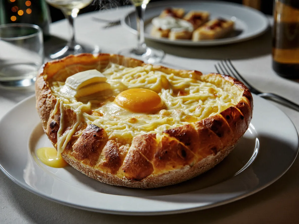 Хачапури с колбасой и сыром