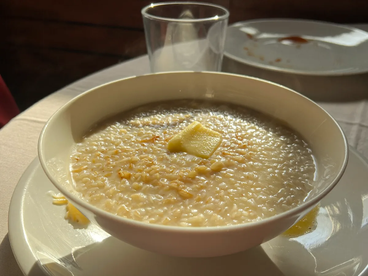 Карамельная овсяная каша