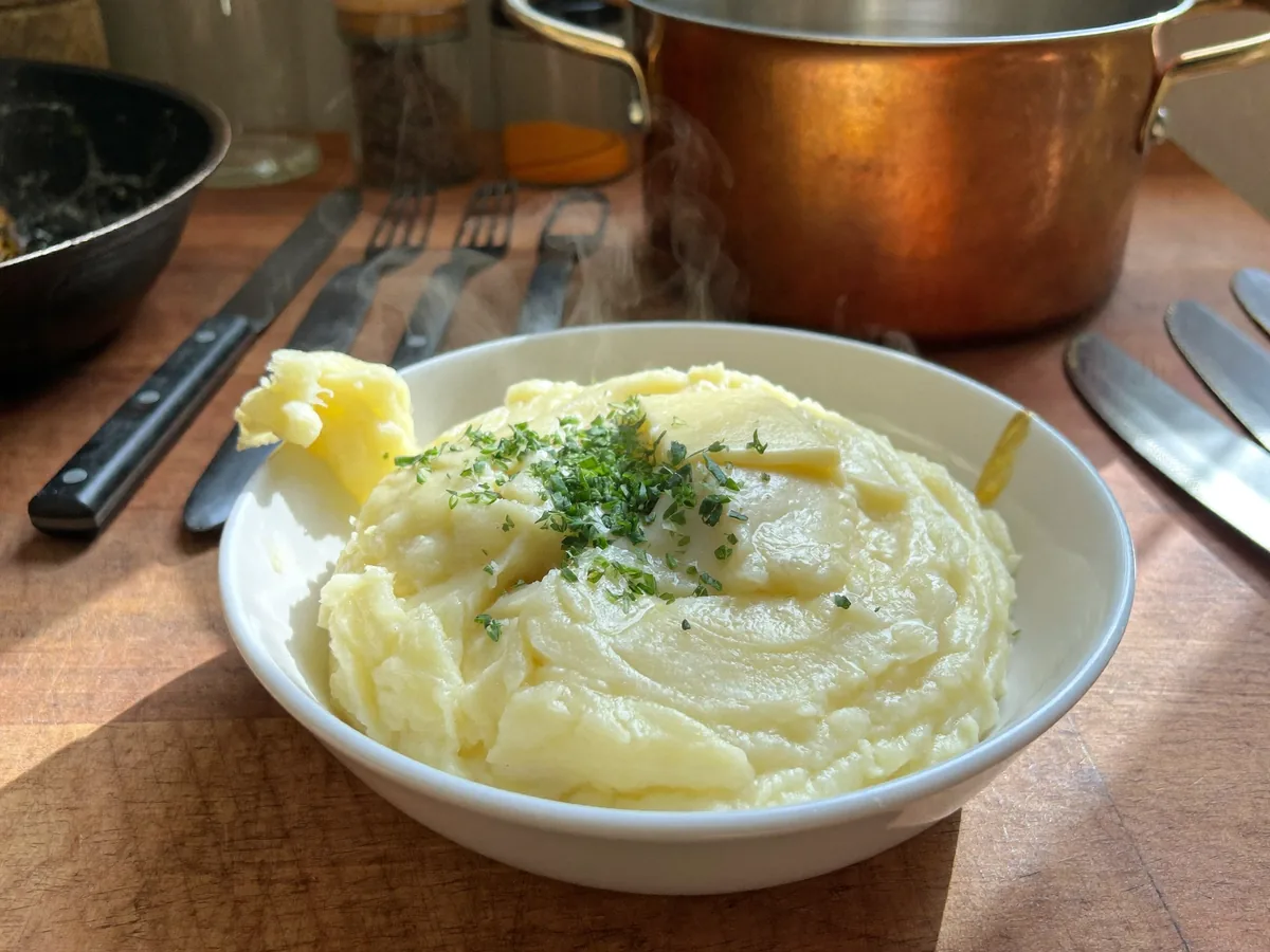 Картофельное пюре на кокосовом молоке