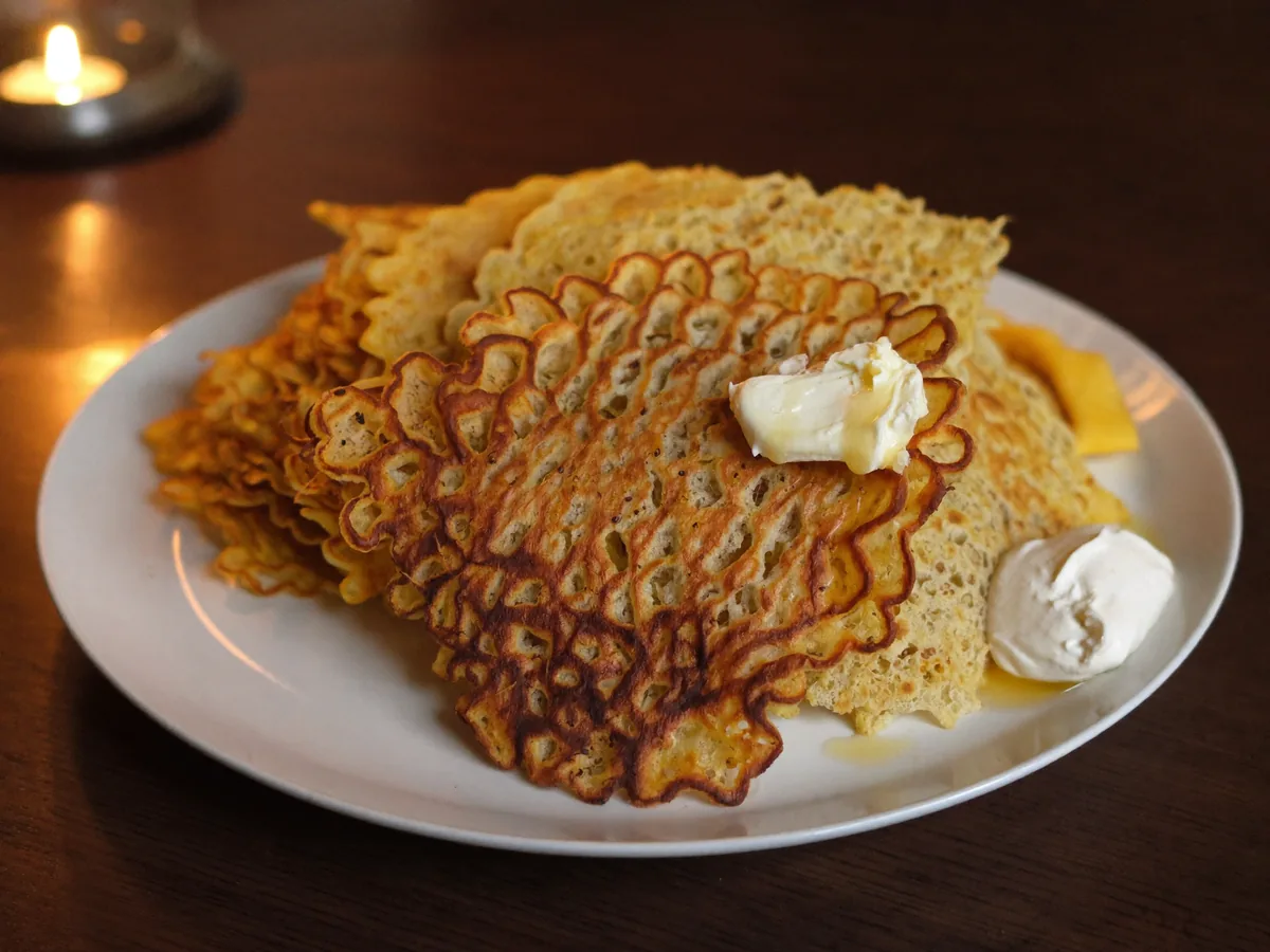 Картофельные блины с фаршем