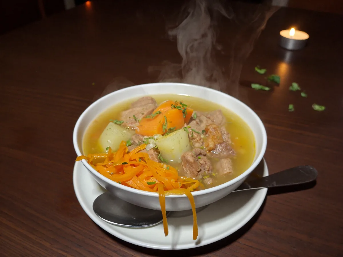 Картофельный суп с фаршем