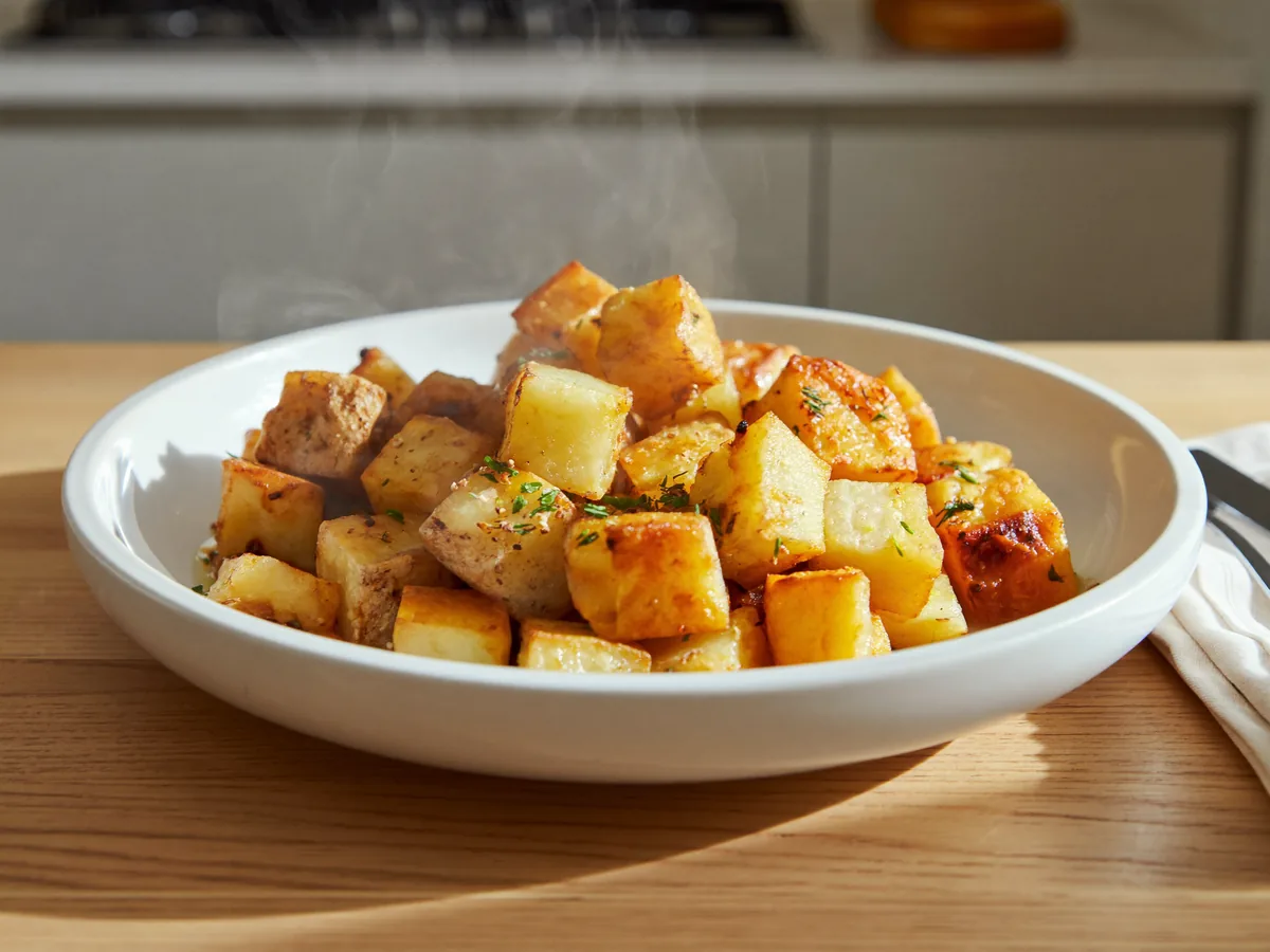 Картошка кубиками в духовке