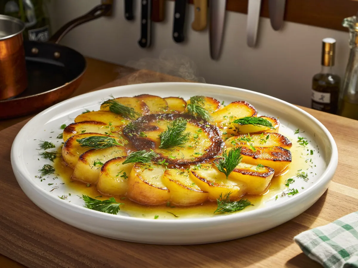 Картошка с медом в духовке целиком с хрустящей корочкой