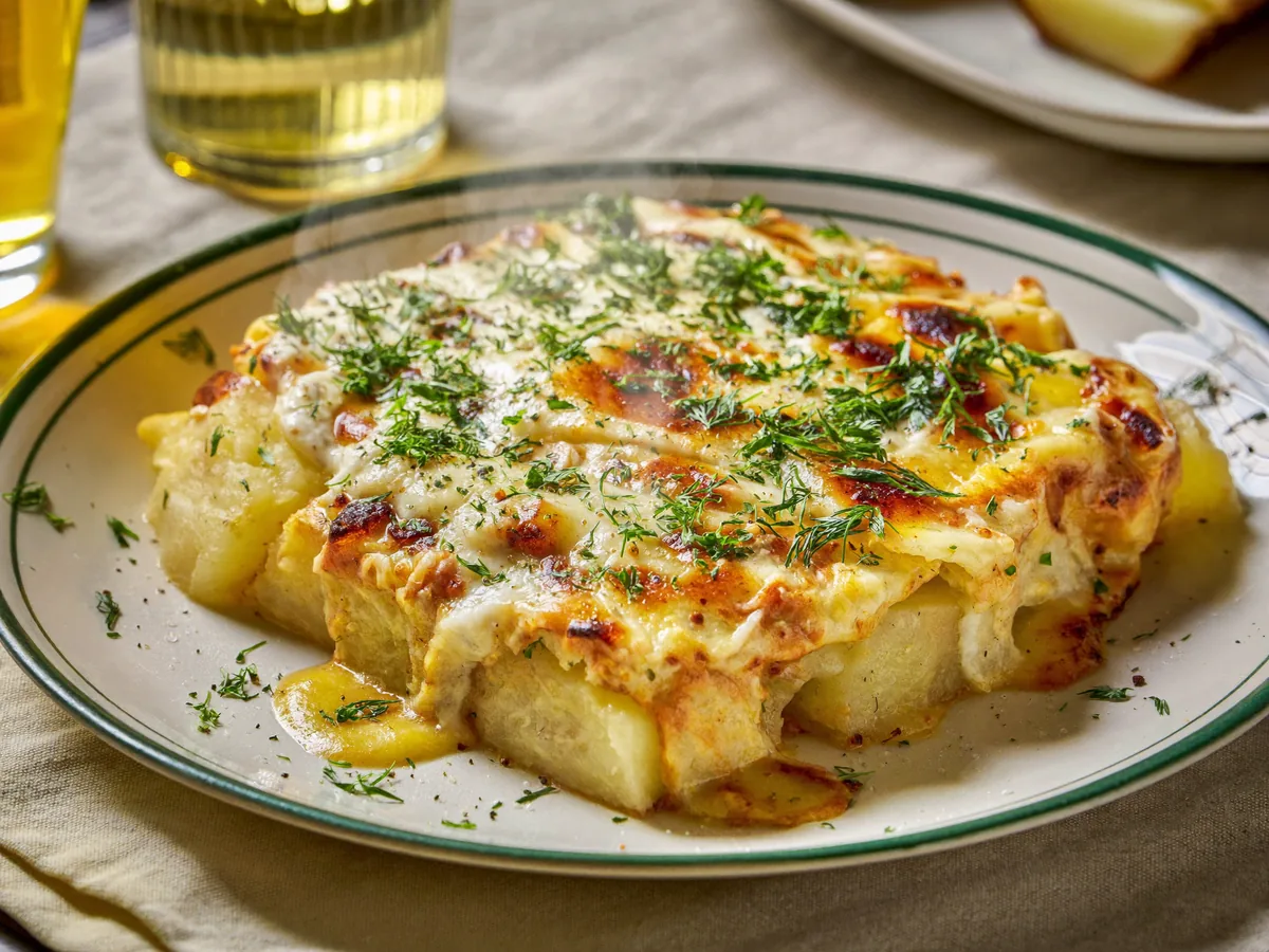 Картошка в духовке с сыром и майонезом