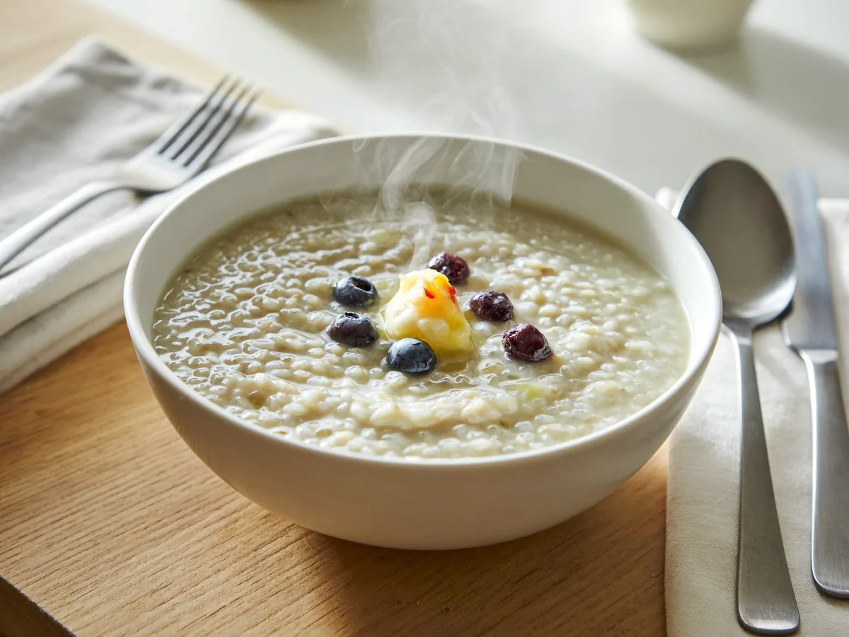 Каша из кускуса на молоке в мультиварке