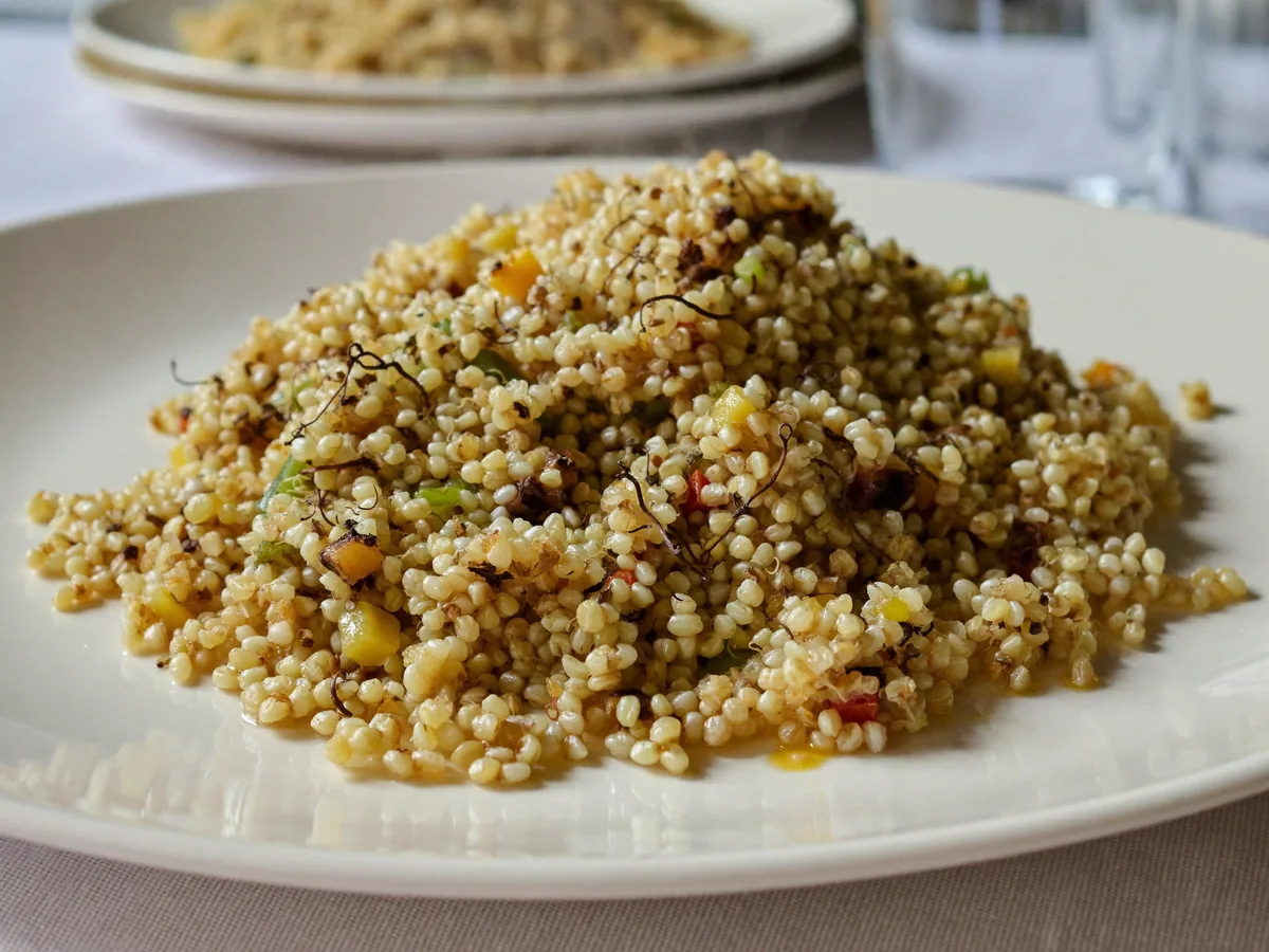 Киноа с перцем