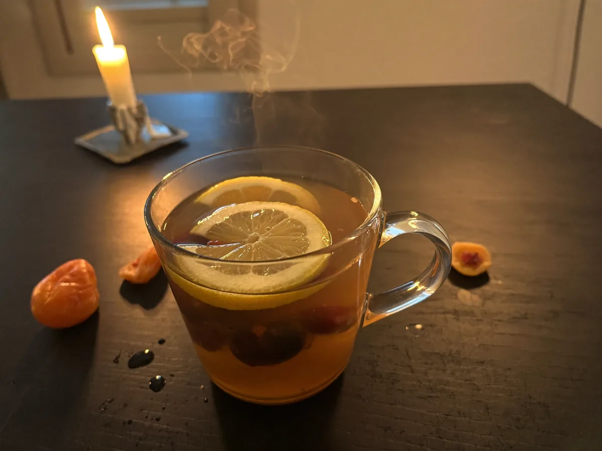 Компот из ежевики