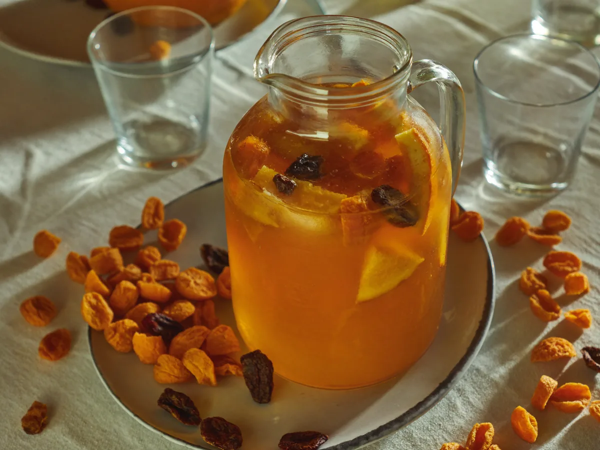 Компот из фейхоа и апельсина