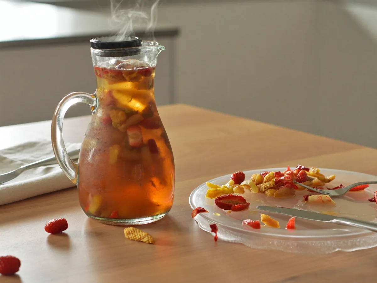 Компот из клубники в мультиварке