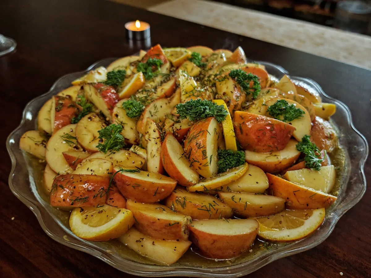 Компот из яблок, апельсина и лимона