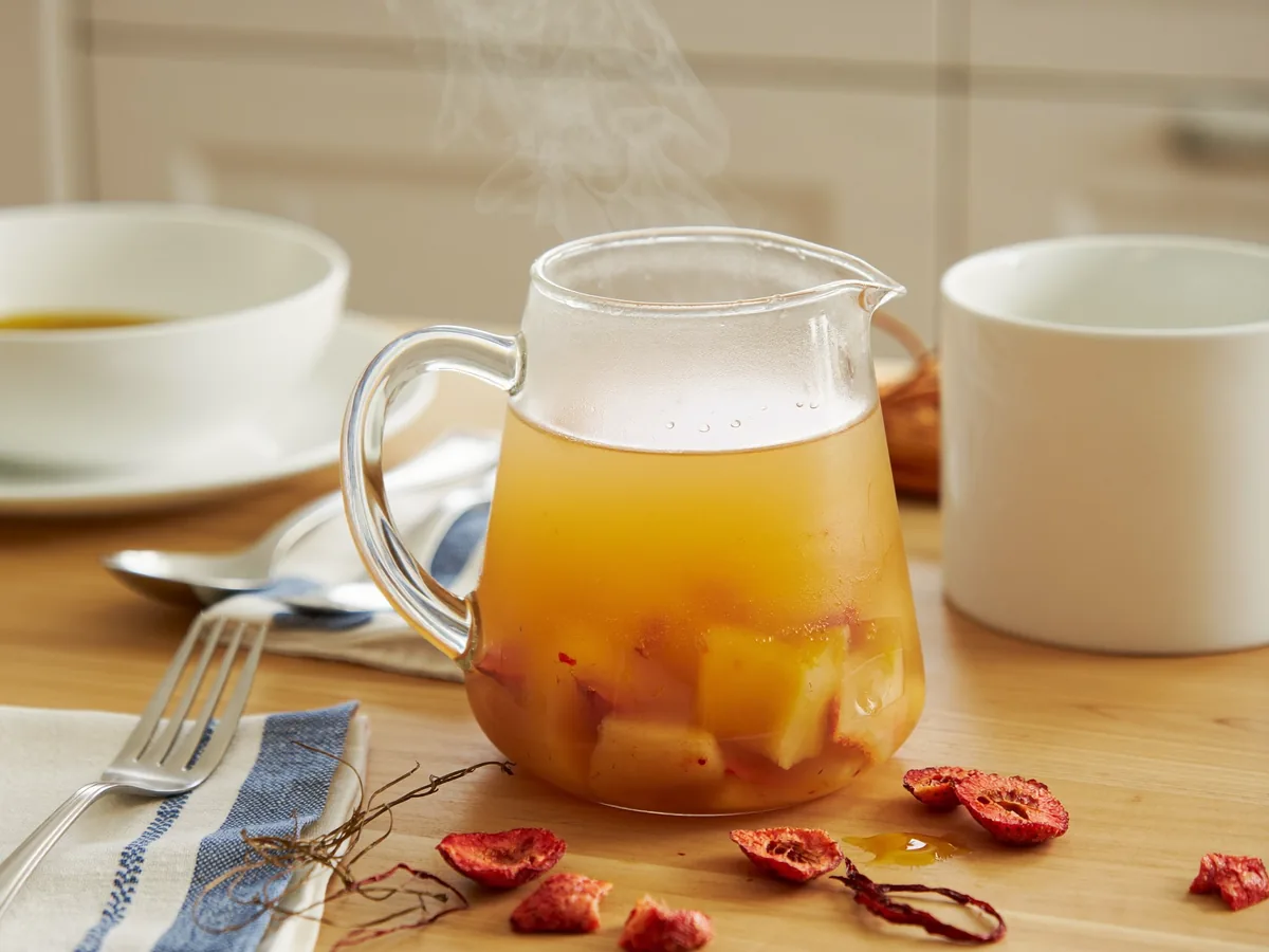 Компот из замороженной клубники