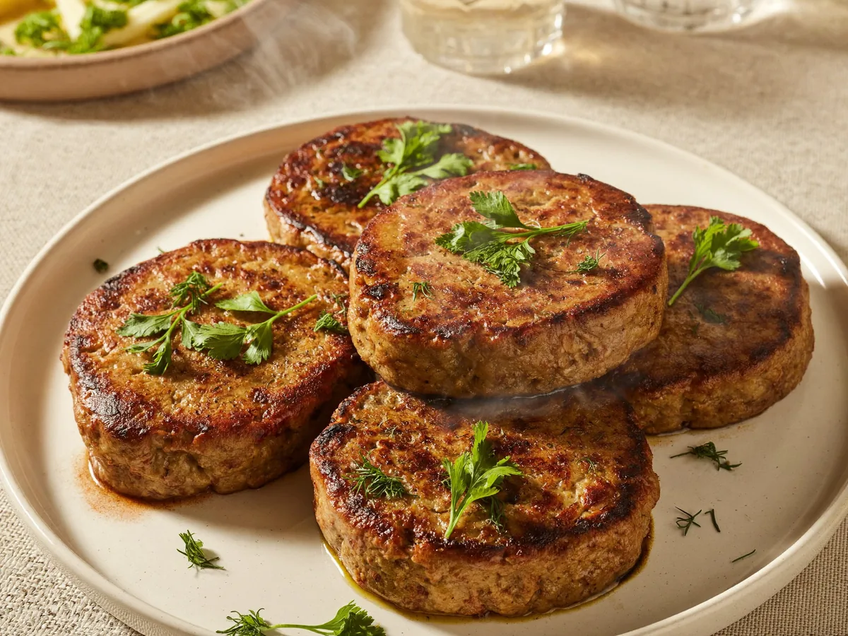 Котлеты из куриной печени с манкой