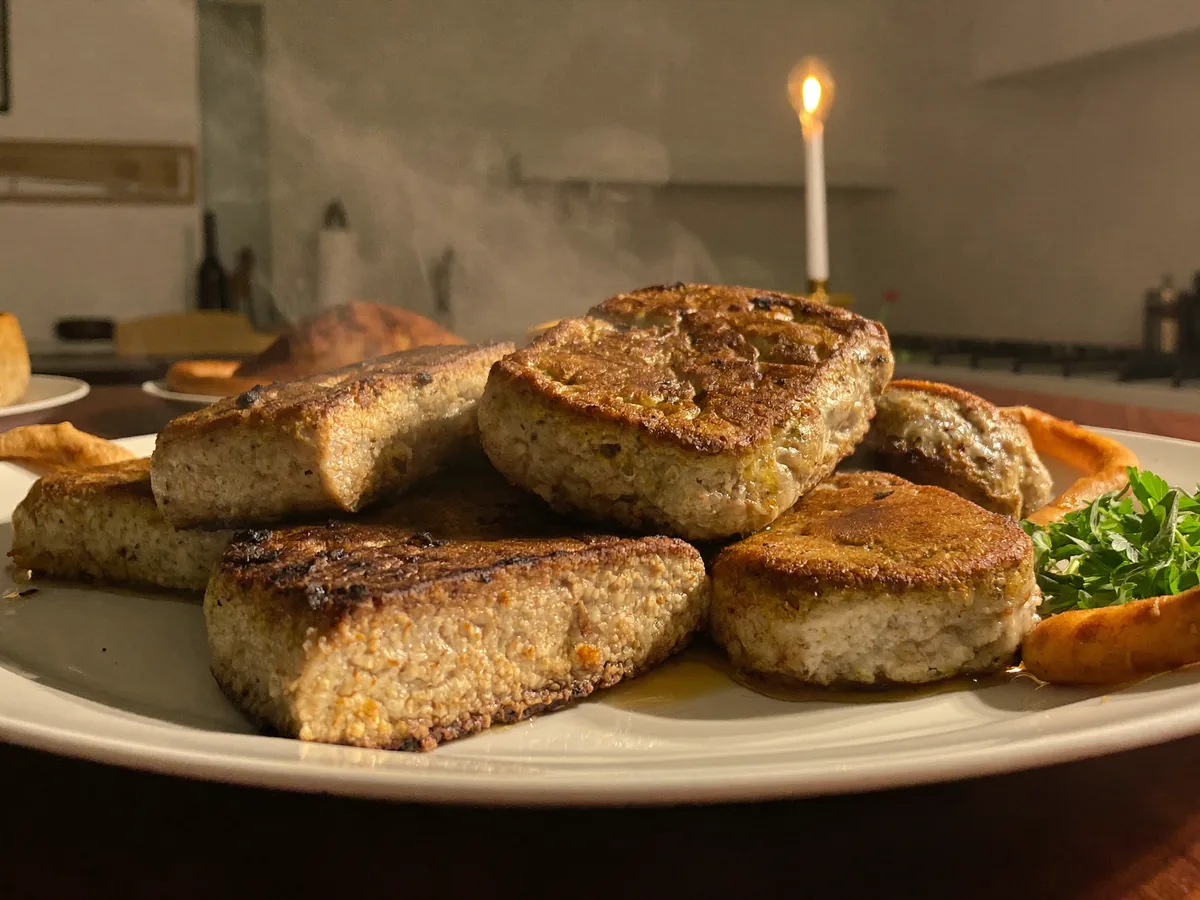 Котлеты из вареного мяса