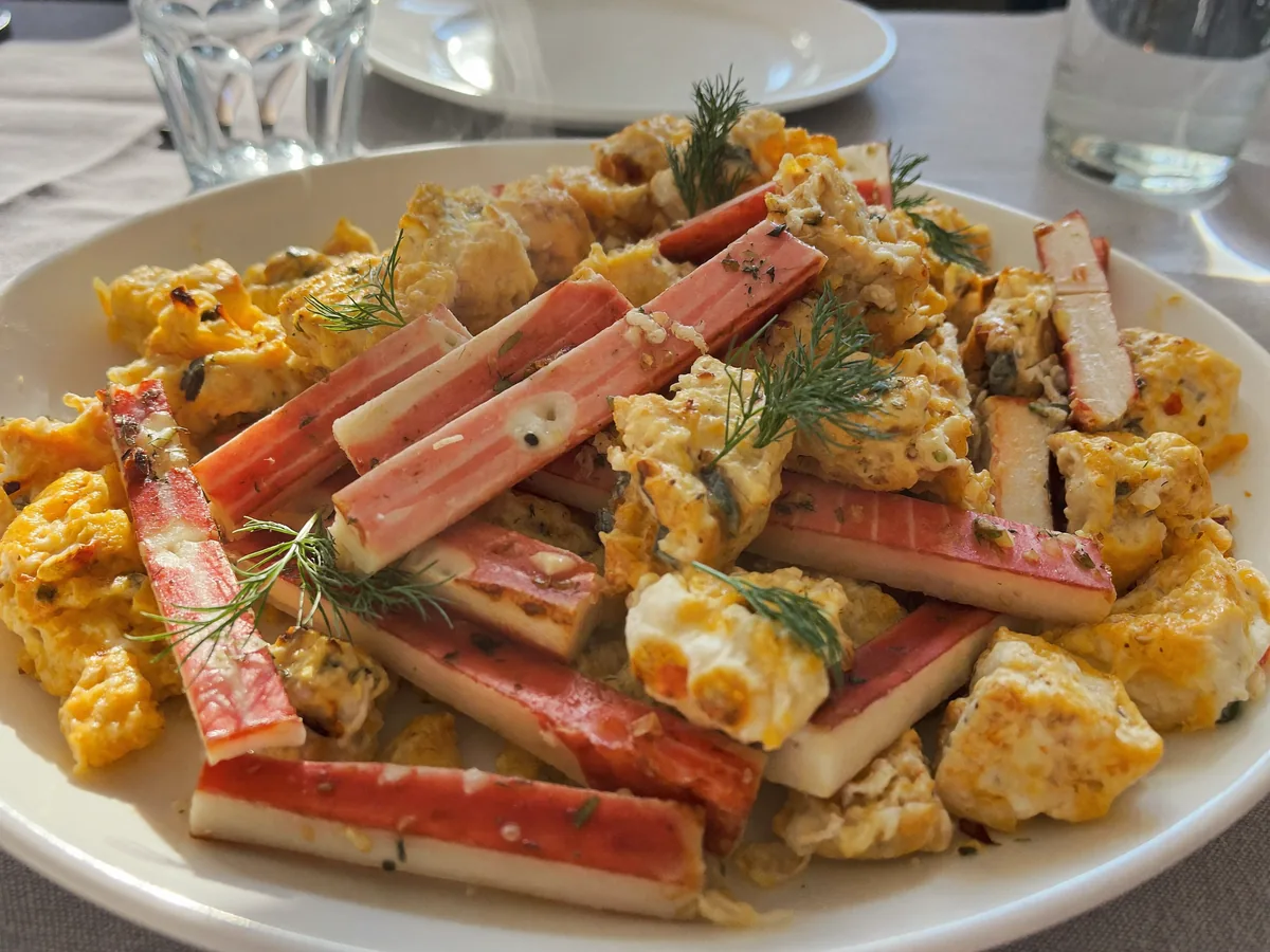 Крабовое мясо в кляре