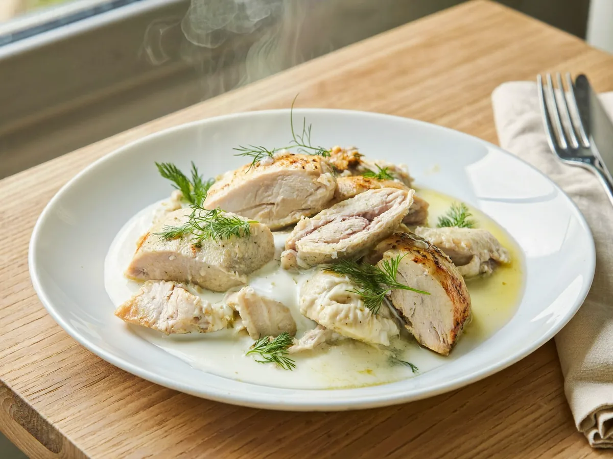 Красный карри с курицей