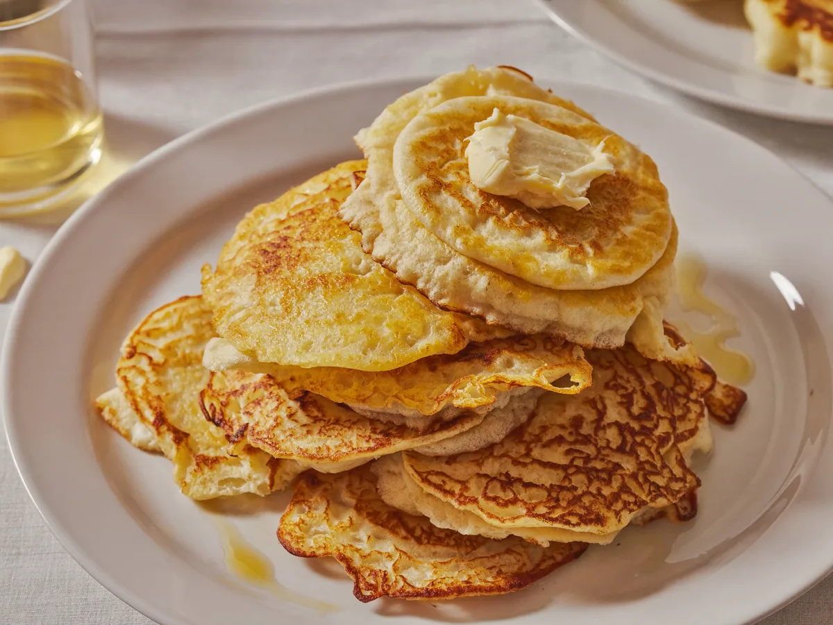 Кружевные блины из бутылки