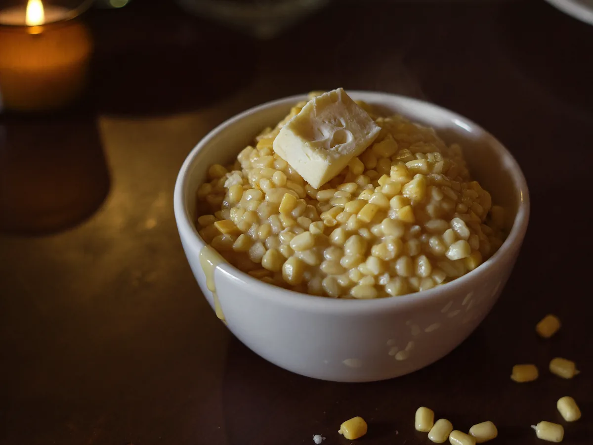 Кукурузная каша с сыром