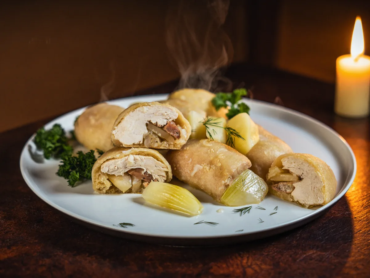 Курица с картошкой в фольге в духовке