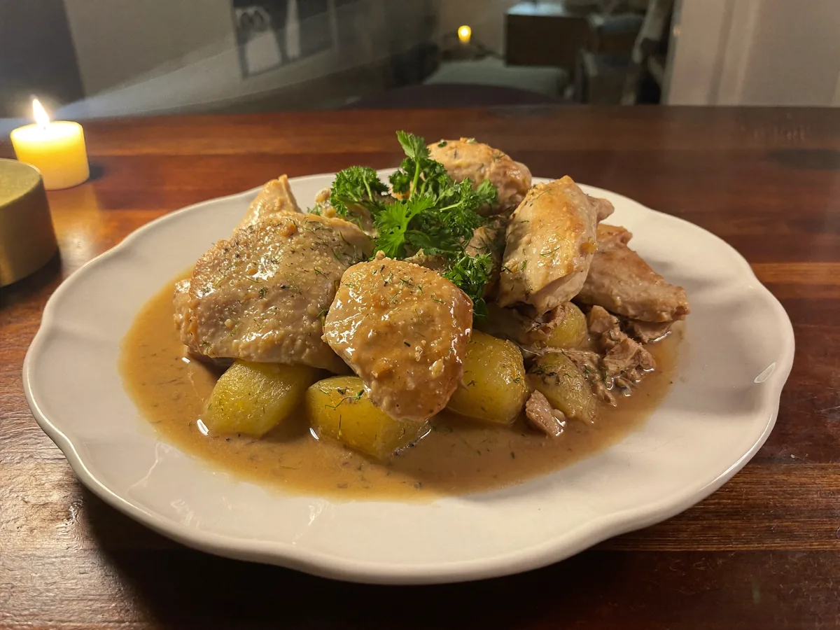 Курица в пароварке