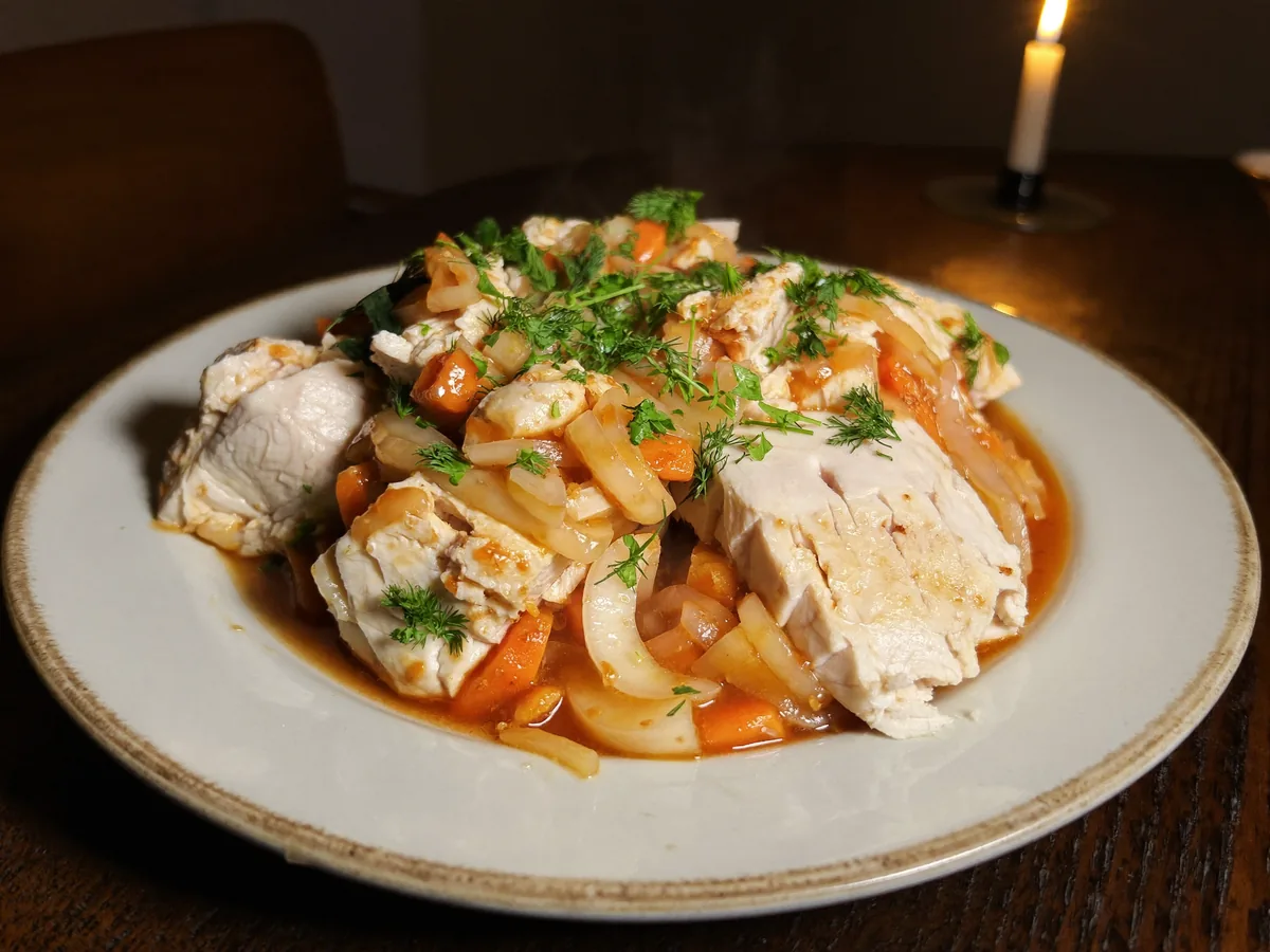 Куриная грудка с рисом