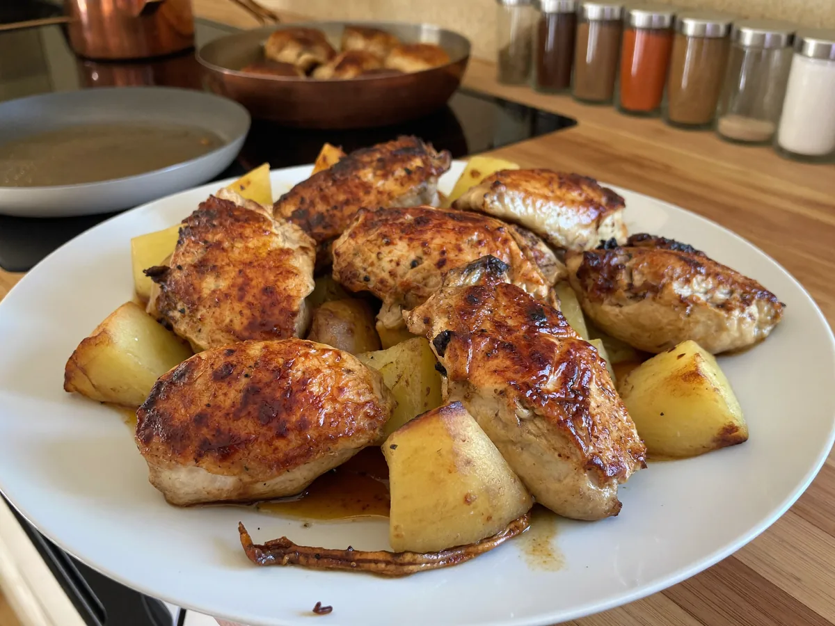 Куриная грудка со специями в духовке