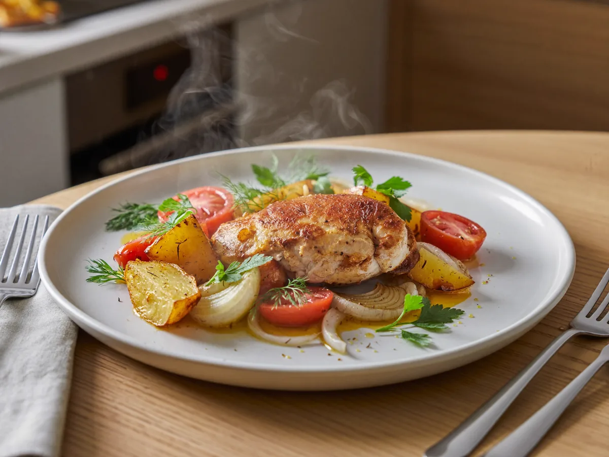 Куриная грудка в шубке под сыром