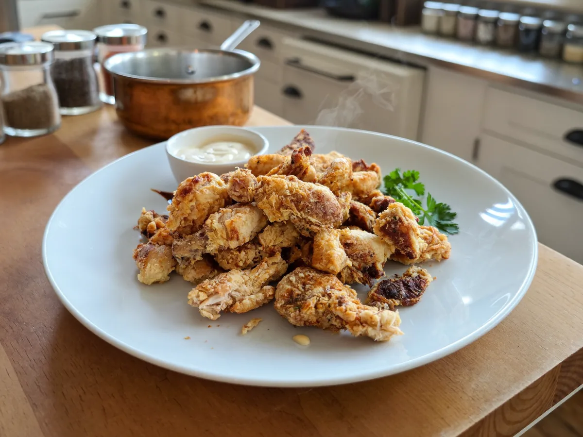 Куриные бедра в панировке