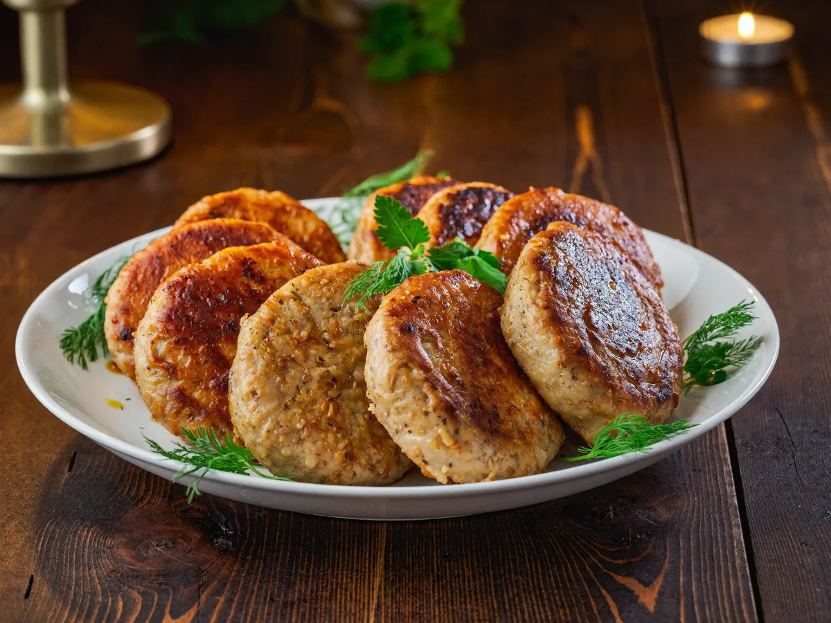 Куриные котлеты из рубленого мяса